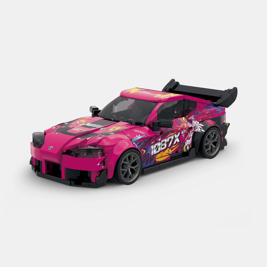 Minibricks - 1087 x Drift Team Toyota Supra