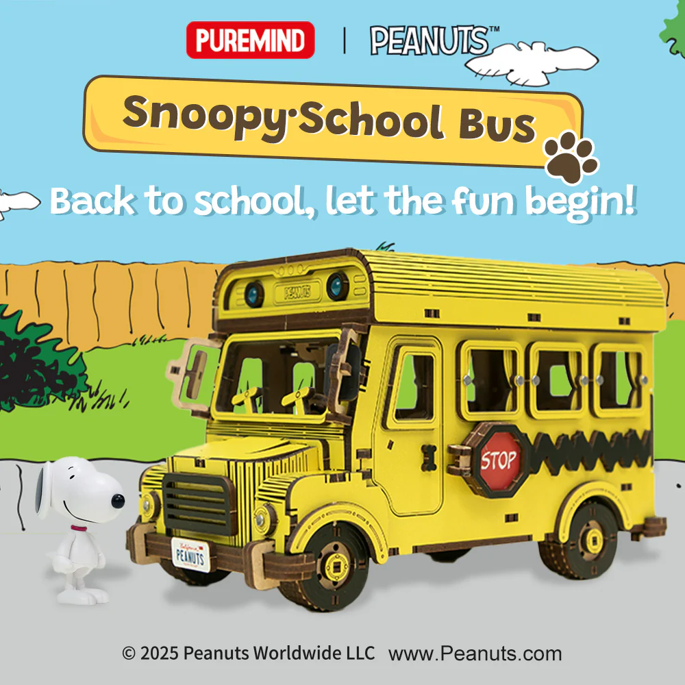Puremind | Snoopy | 1204 | School bus