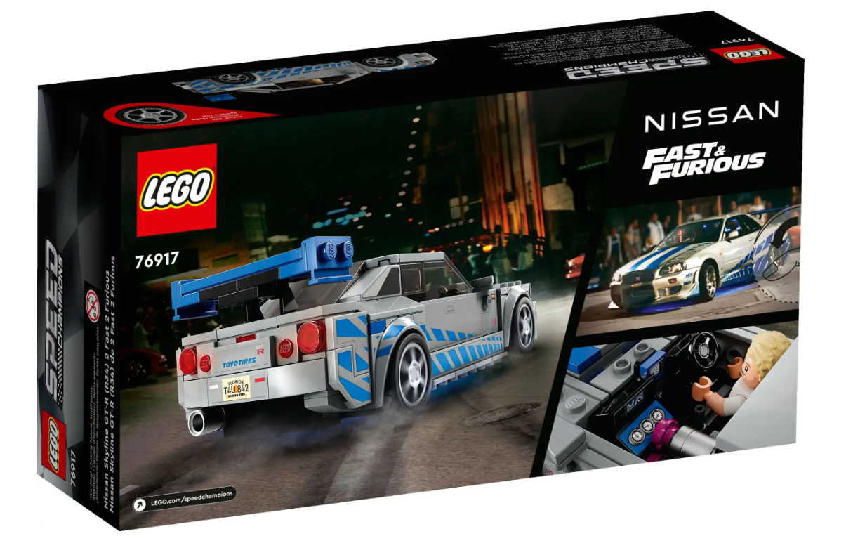 Lego - Speed Champions - 76917 - 2 Fast 2 Furious Nissan Skyline GT-R (R34)