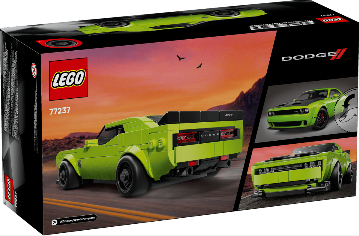 Lego - Speed Champions - 77237 - Dodge Challenger SRT Hellcat sportauto