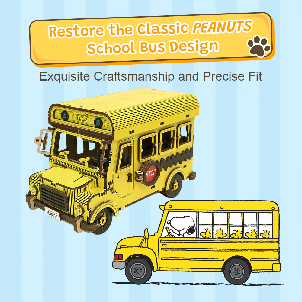 Puremind | Snoopy | 1204 | School bus
