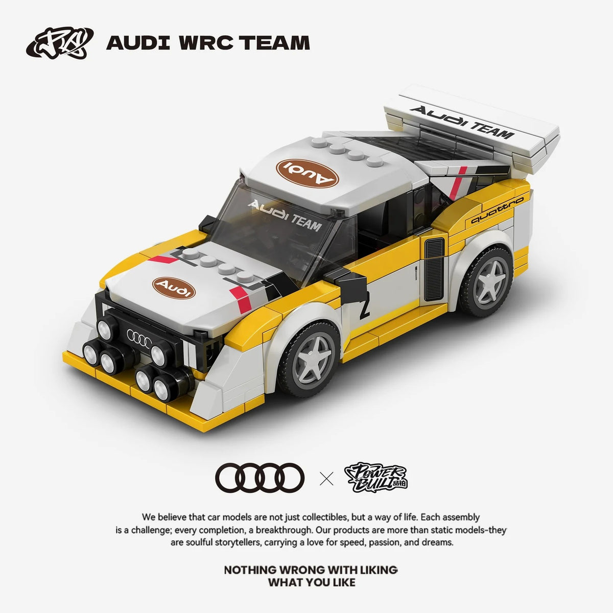 Minibricks - Audi Quattro Rally Team