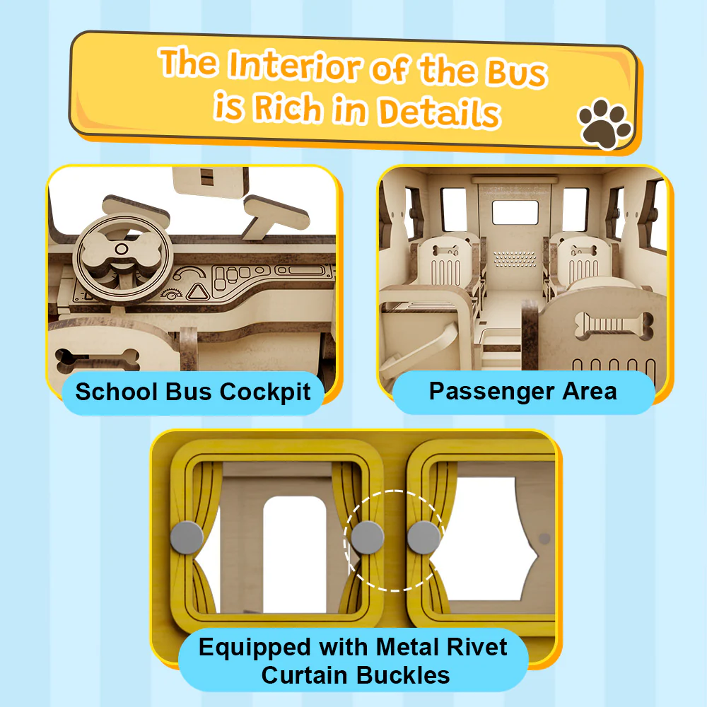 Puremind | Snoopy | 1204 | School bus