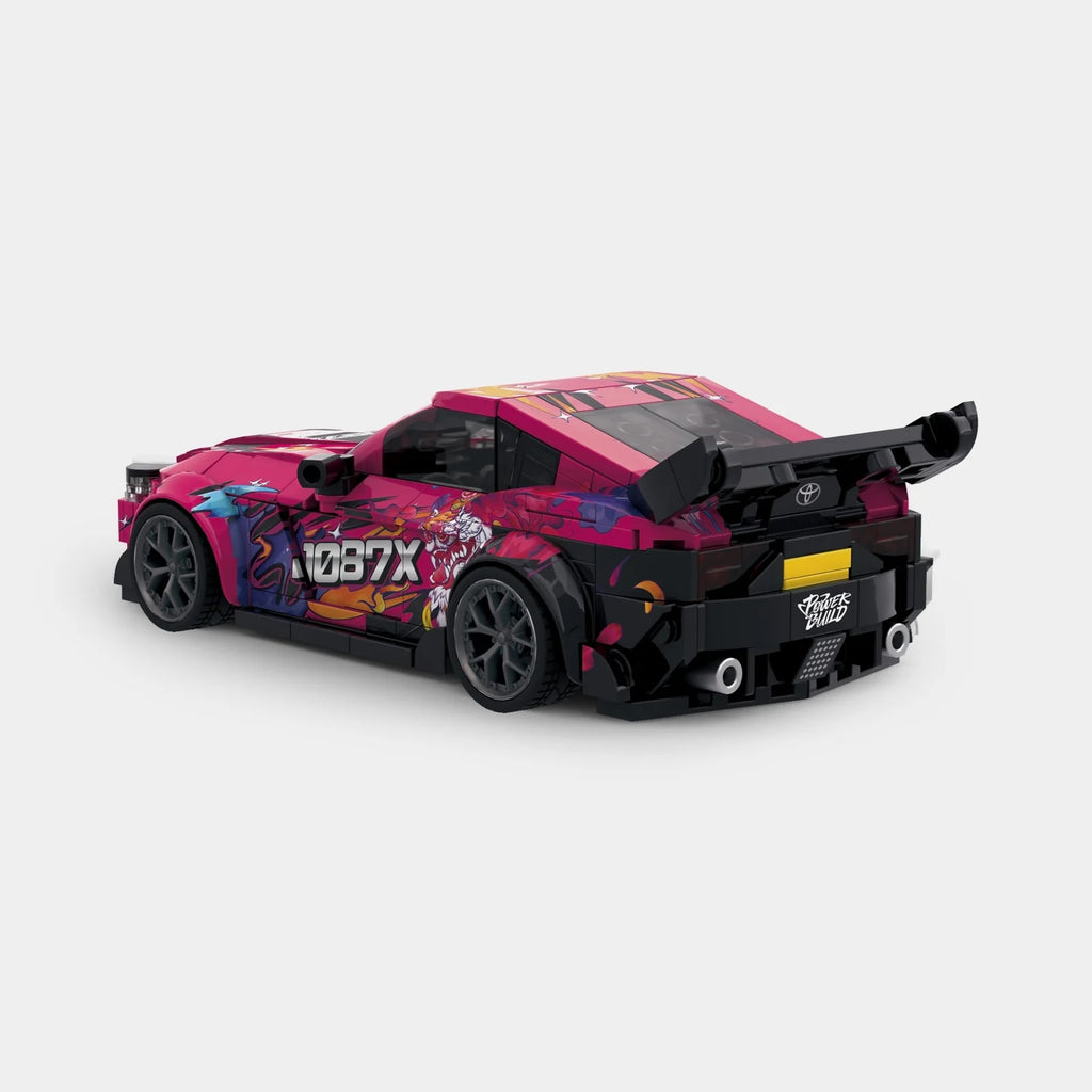 Minibricks - 1087 x Drift Team Toyota Supra