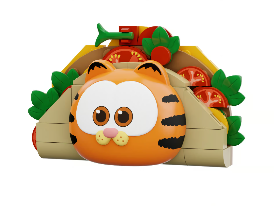 Pantasy | Garfield | 86819 | Taco Fridge Magnet