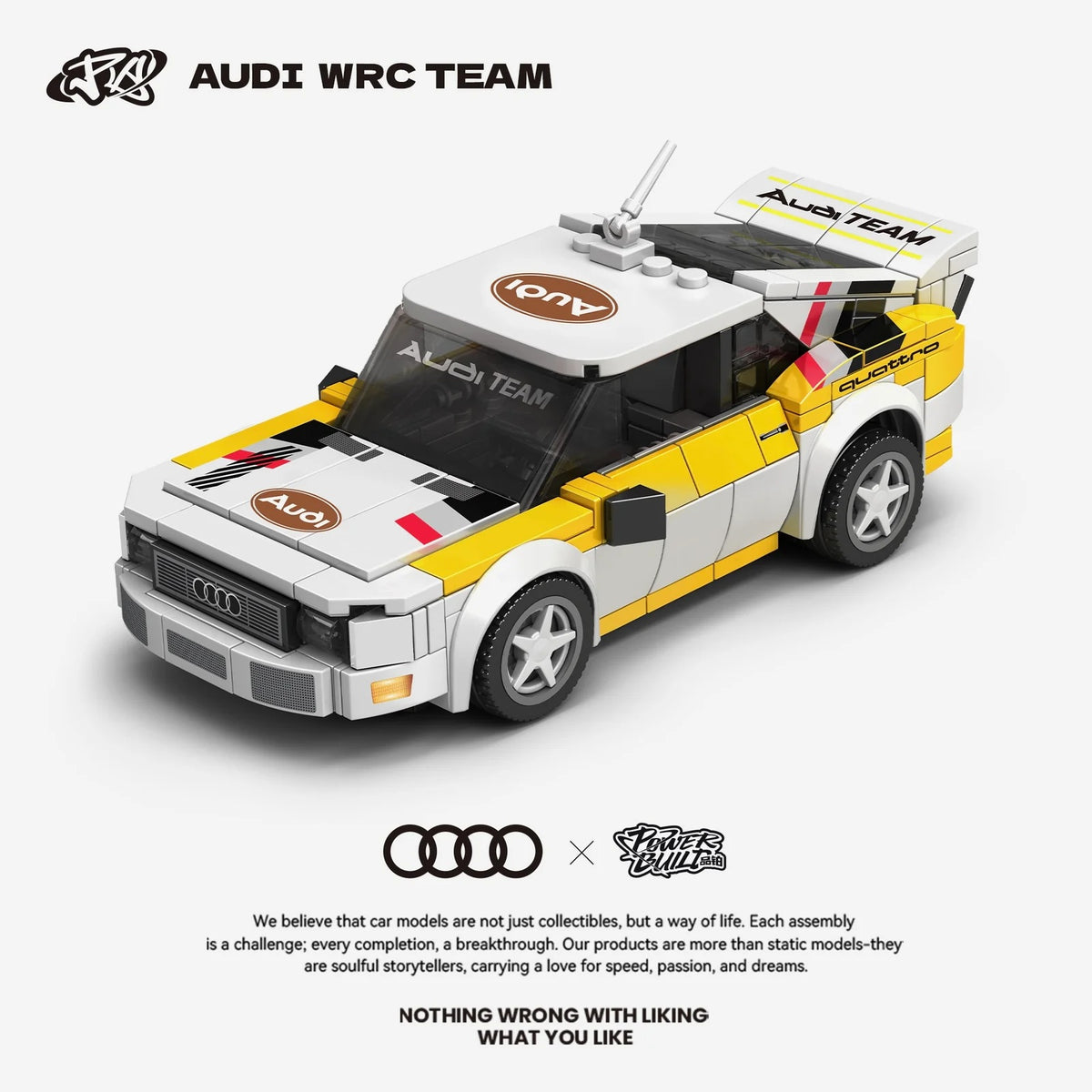Minibricks - Audi Quattro Rally Team