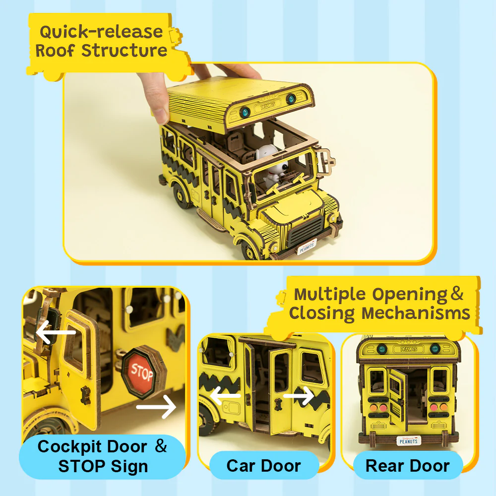 Puremind | Snoopy | 1204 | School bus