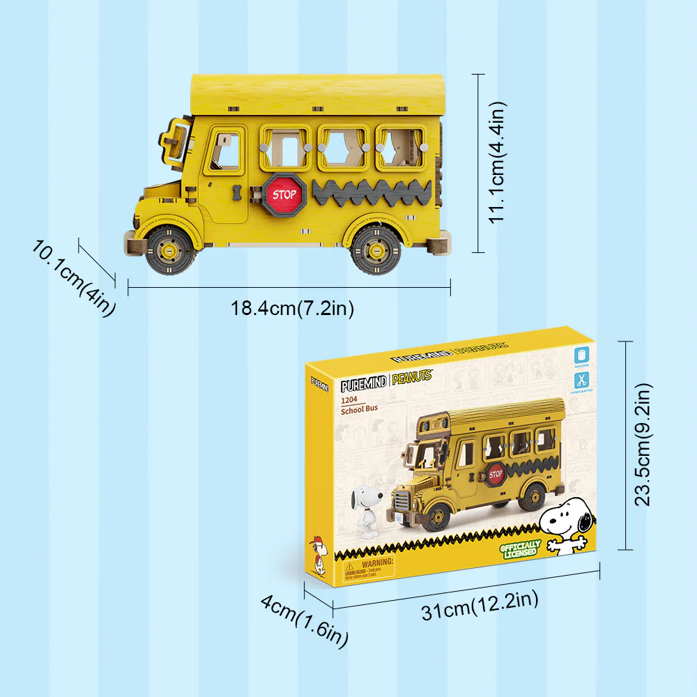 Puremind | Snoopy | 1204 | School bus